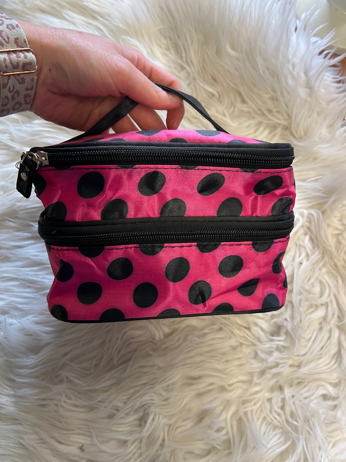 Brand new double layered a zipper bag