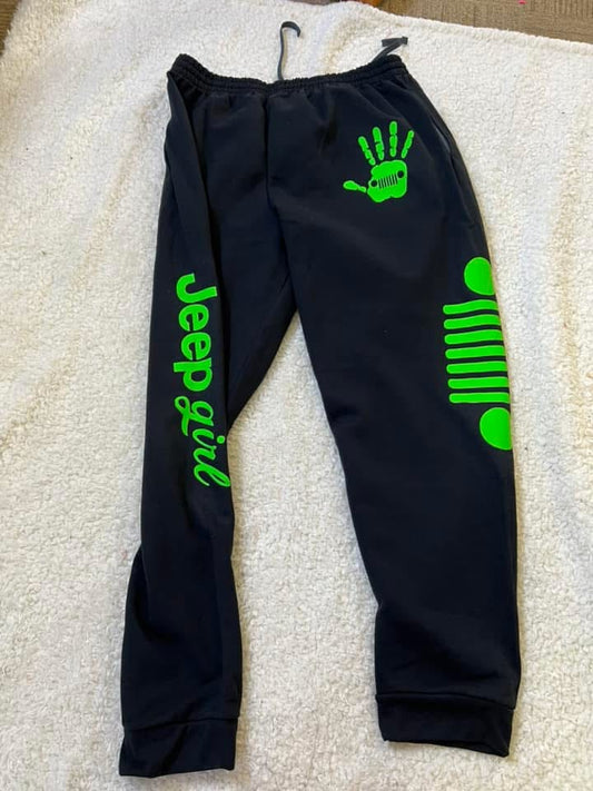 New unisex jerzees bottoms black