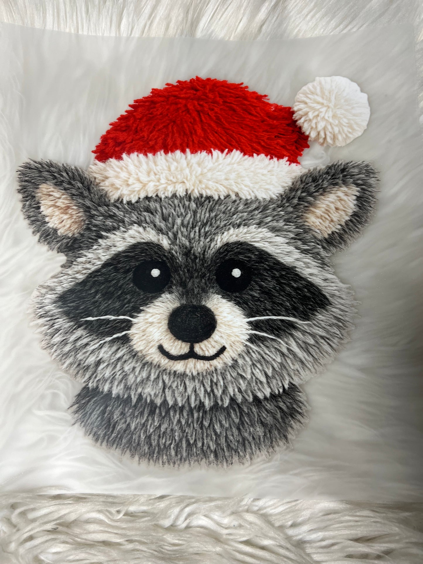 New DTF Christmas faux yarn stretching