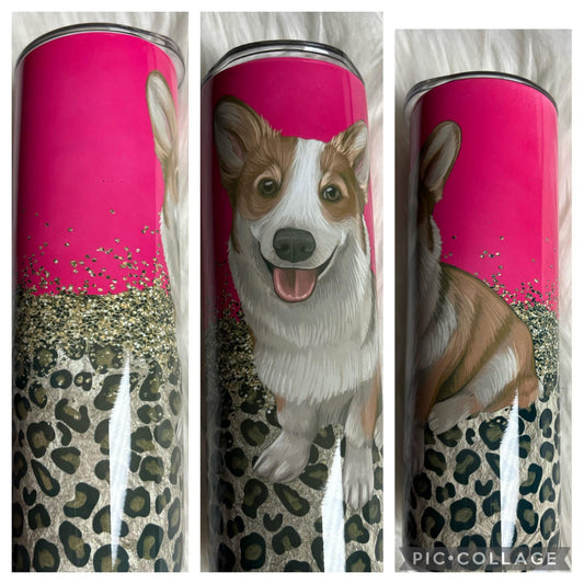 20 ounce Tumblr corgi