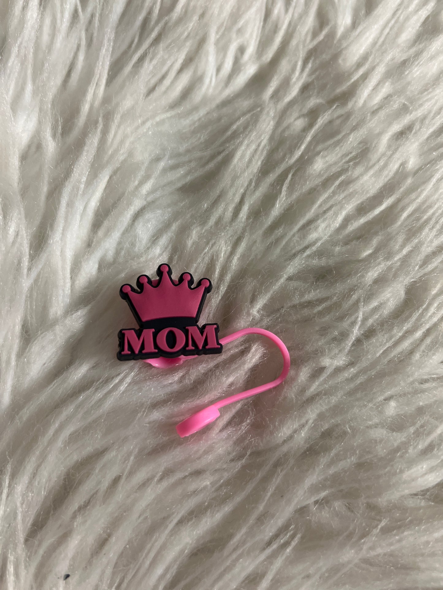 Straw topper mom