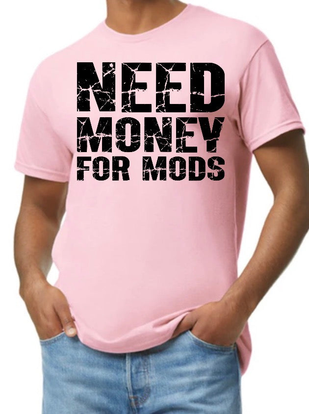 New unisex light pink need money for mods 