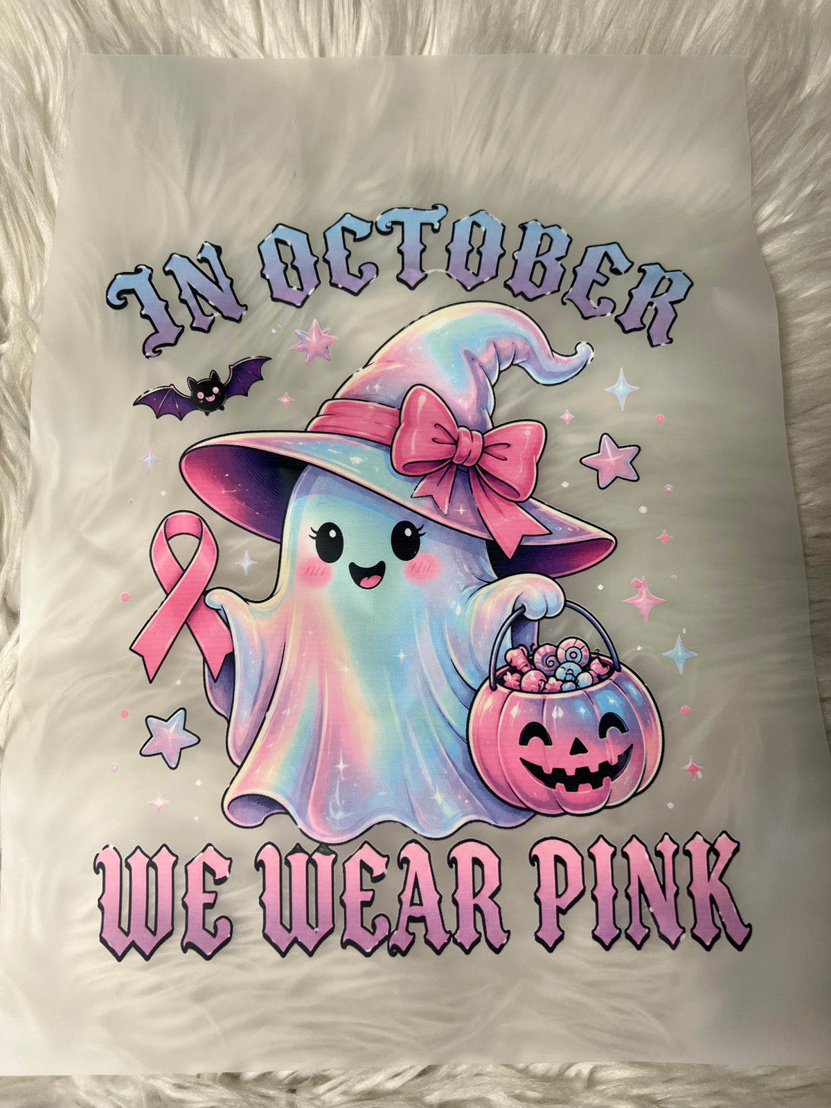 New DTF in October we wear pink