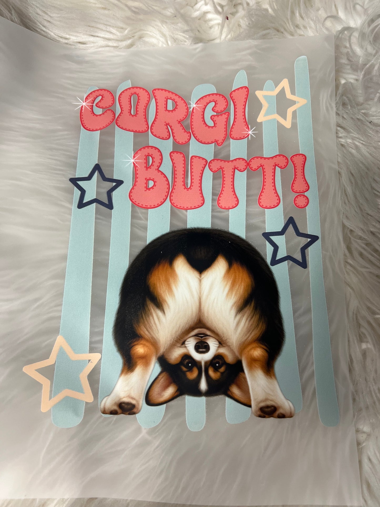 New DTF corgi