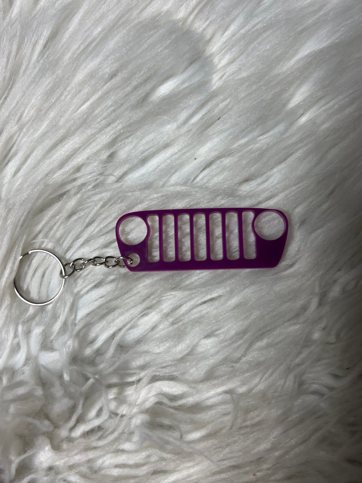 New 4 x 4 keychain purple