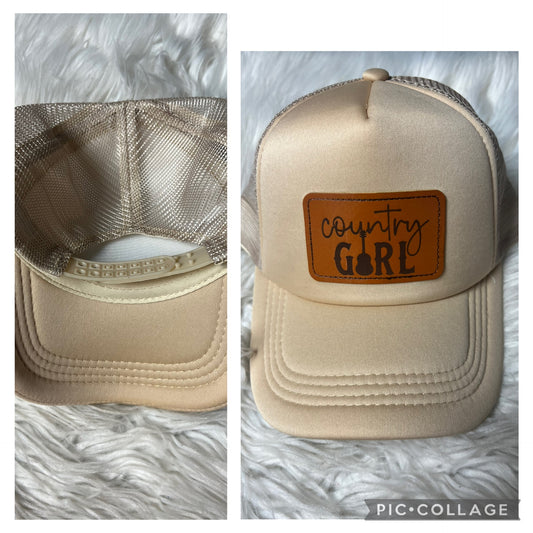 New hat tan country girl