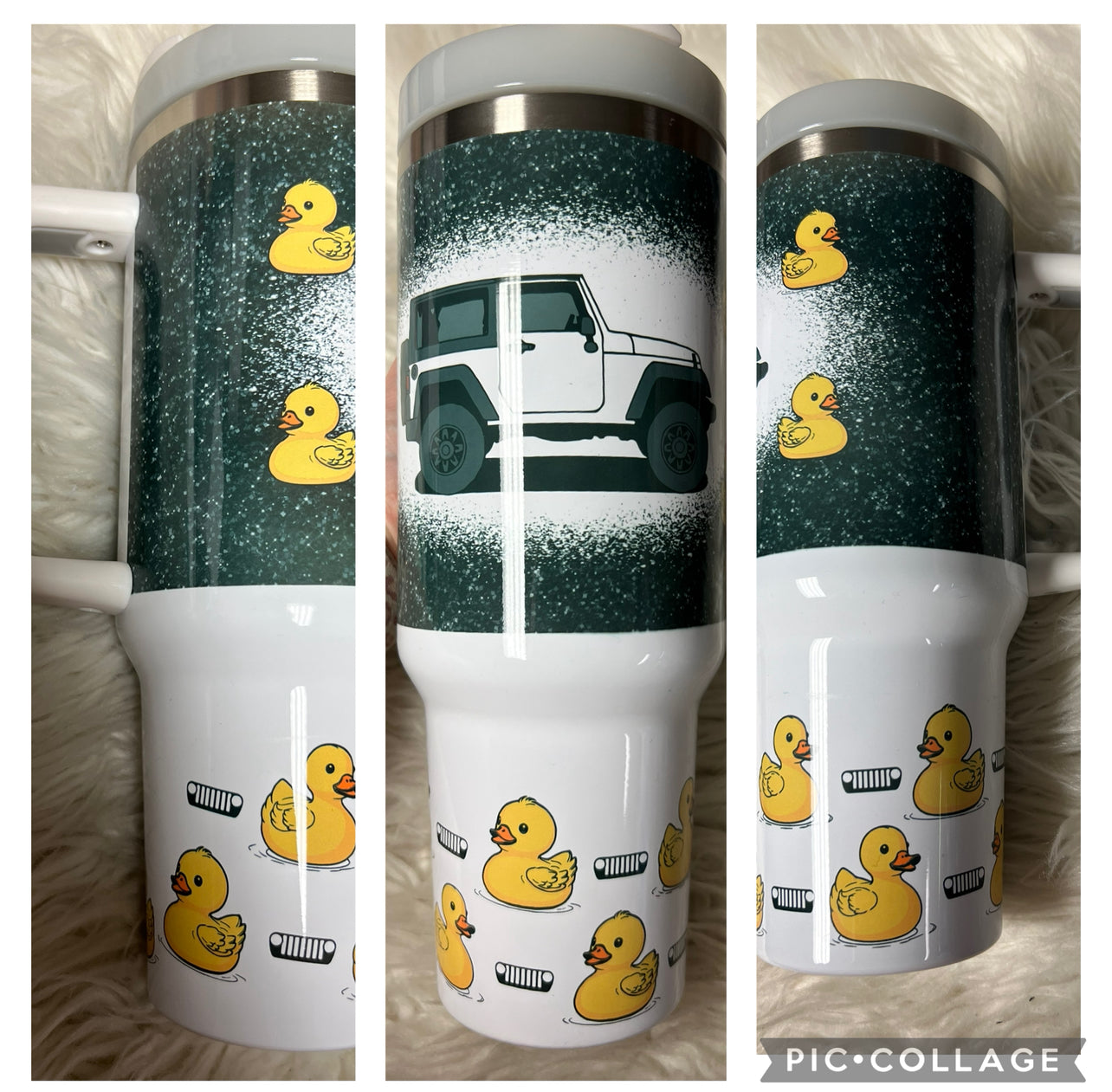 New. Duck themed 40 ounce Tumblr