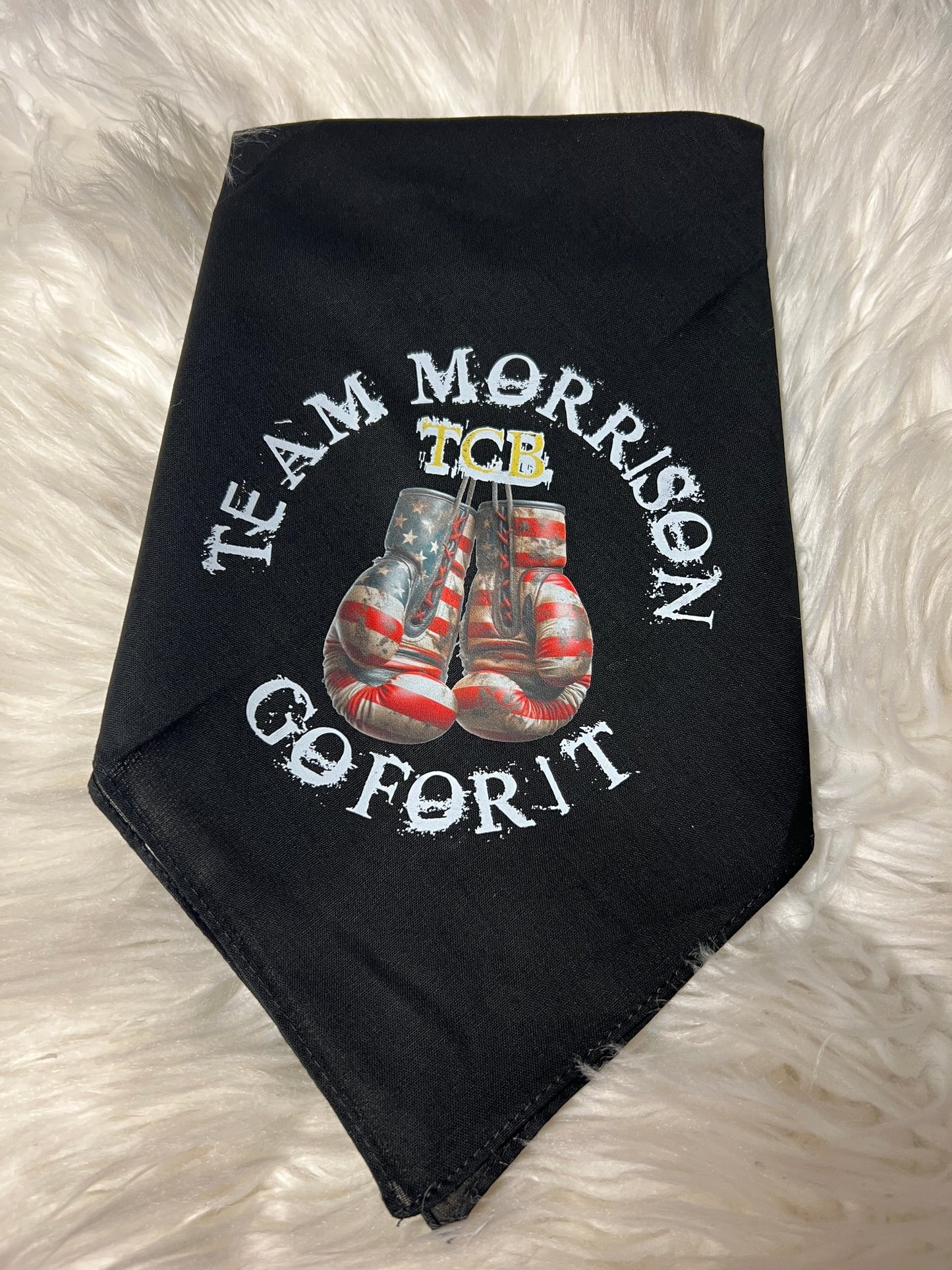 Kenzie Morrison dog bandanna