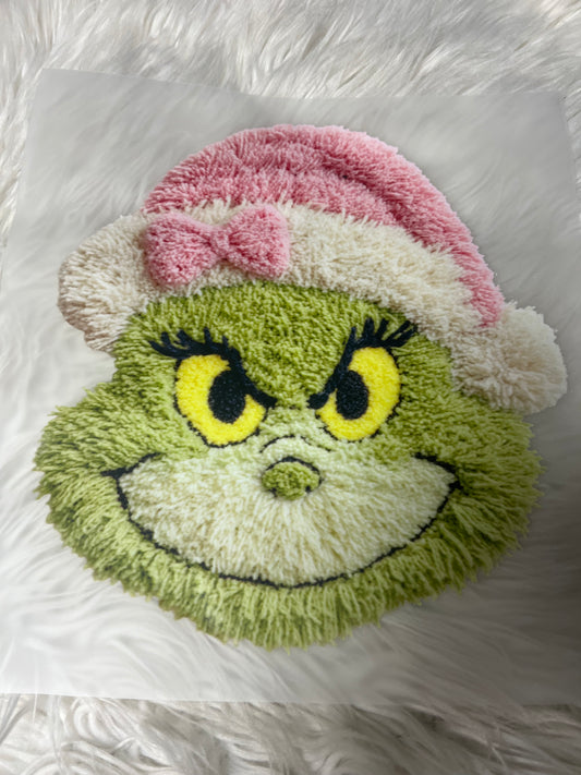 New DTF Christmas faux yarn stretching
