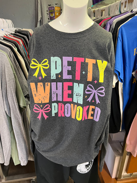 New unisex  dark heather petty