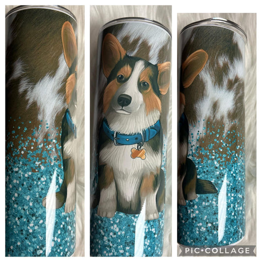 20 ounce Tumblr corgi