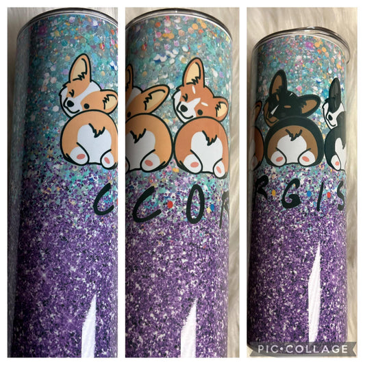 20 ounce Tumblr corgi