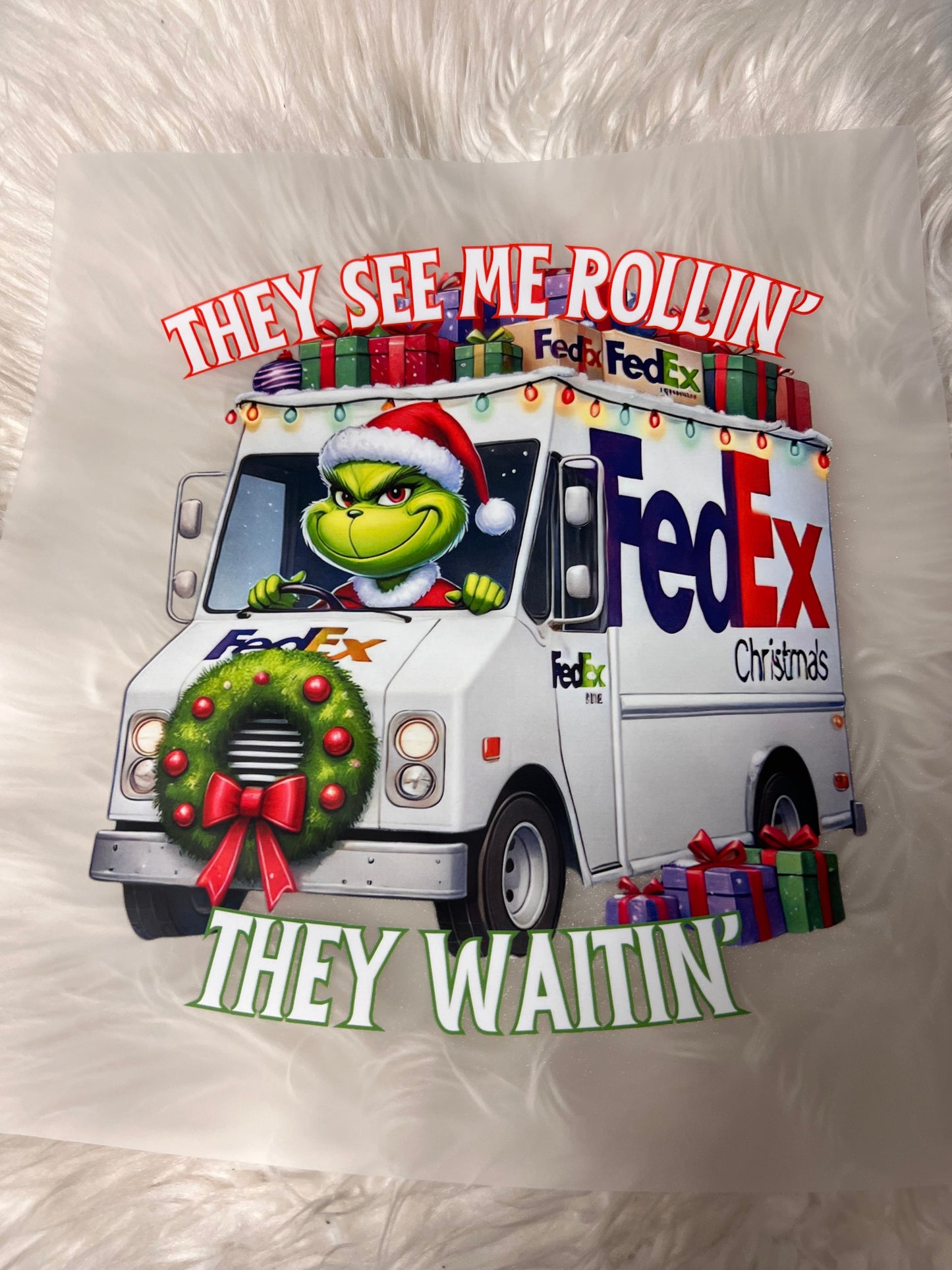 New DTF Christmas fedex