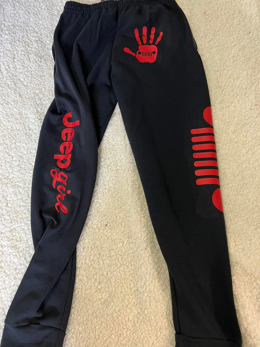 New unisex jerzees bottoms black