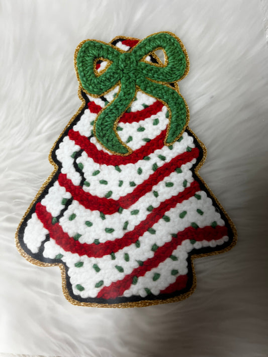 New DTF Christmas faux yarn stretching cake
