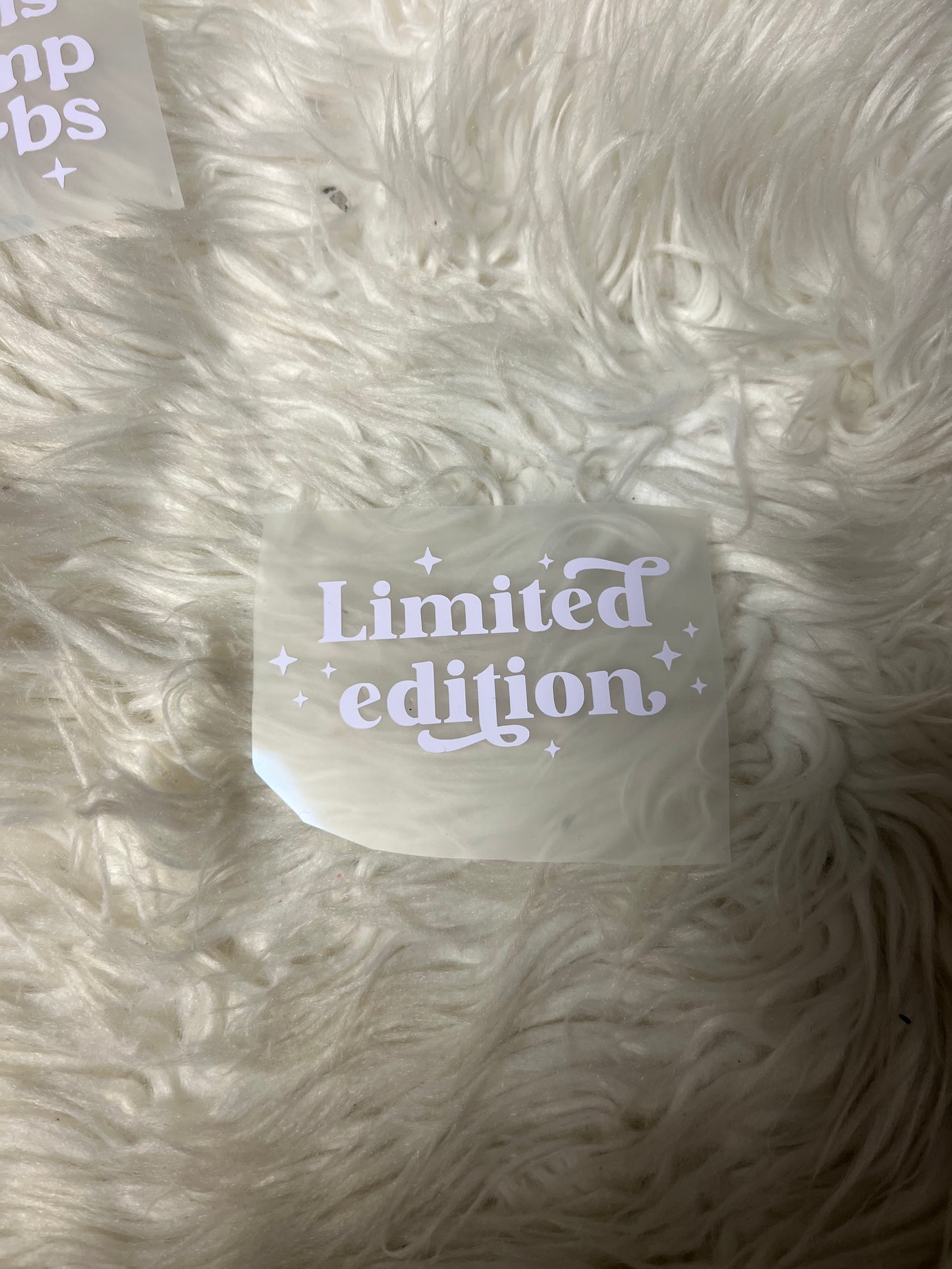 New car decal limited edition