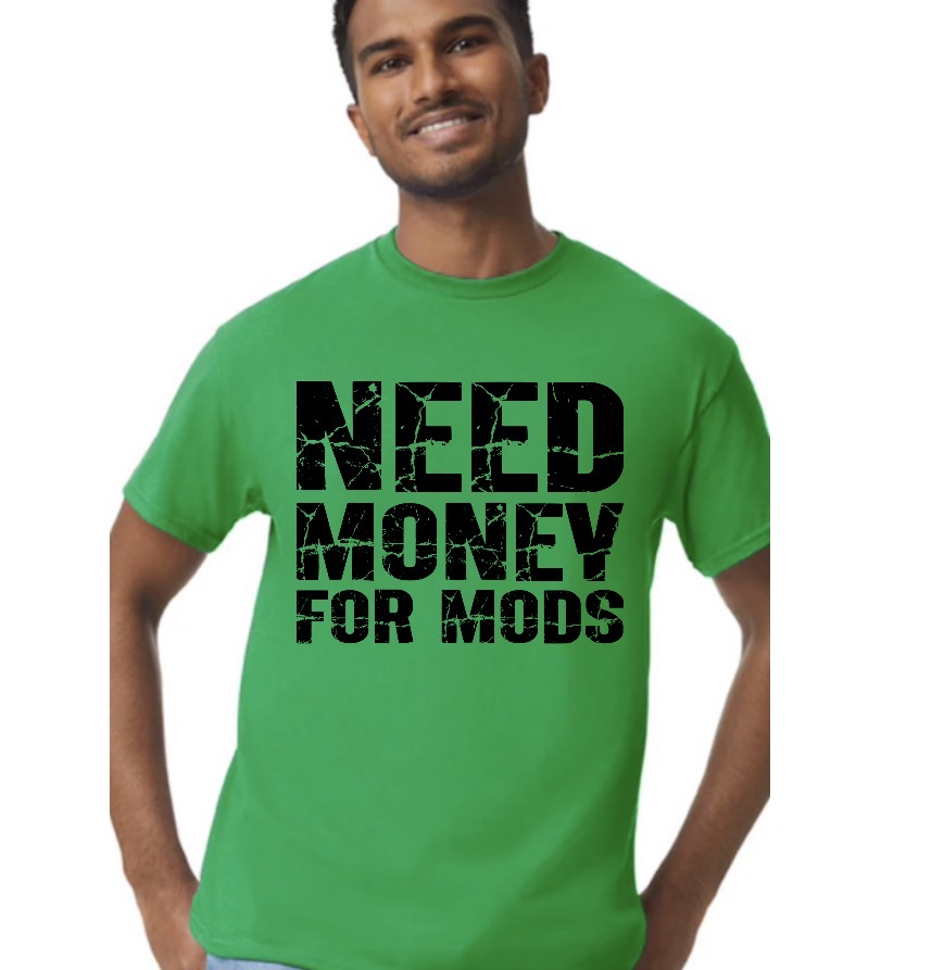 New unisex green need money for mods