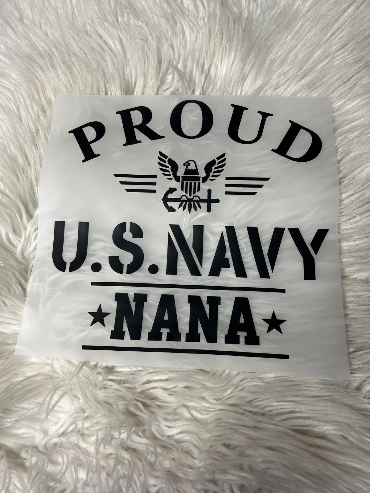New DTF proud US Navy nana