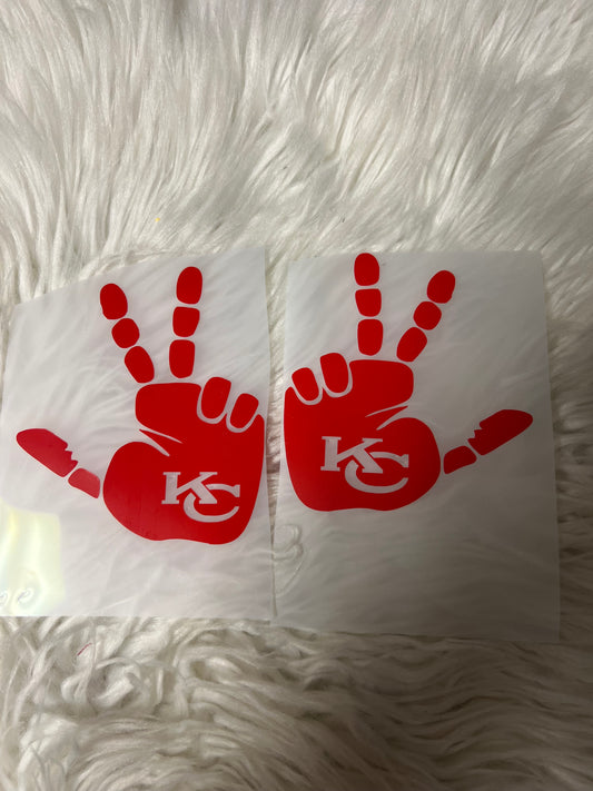 Vehicle wave car decals kc