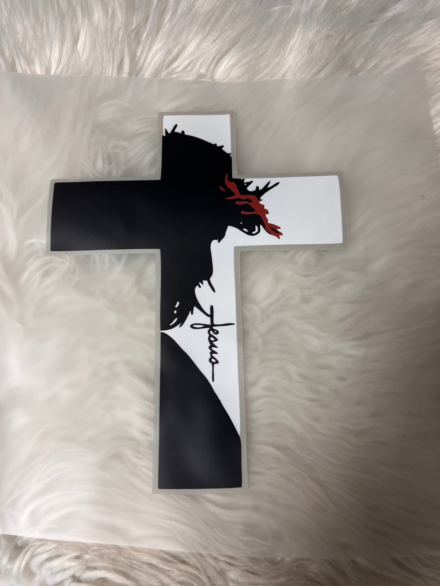 New DTF cross Jesus 