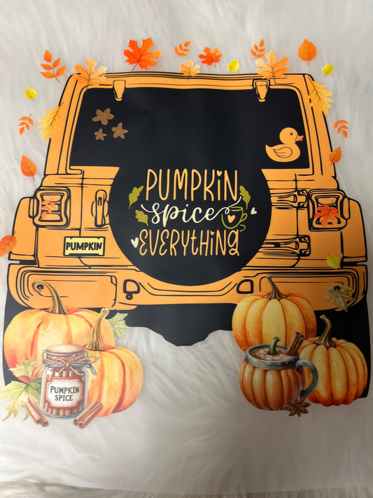 New DTF 4 x 4  pumpkin spice