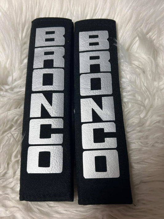 New seatbelt covers silver