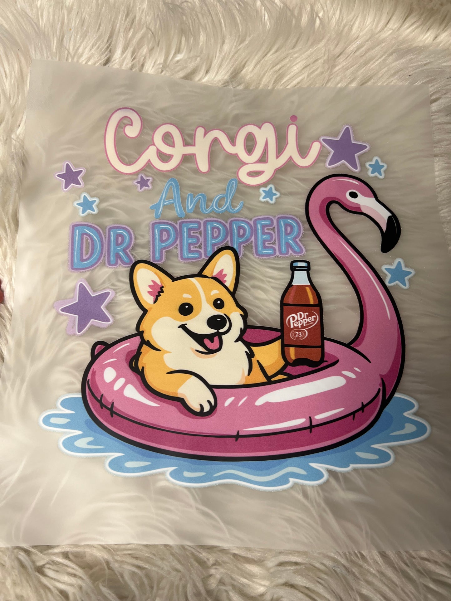 New DTF corgi