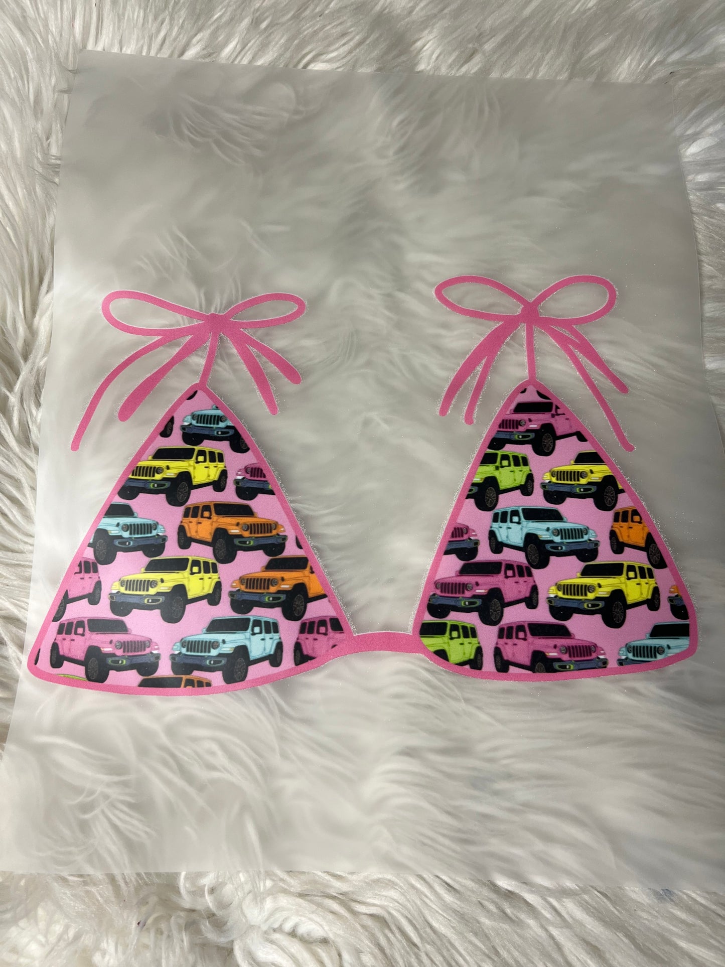 New DTF bikini top