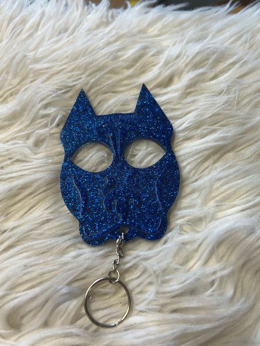 New self-defense resin keychain dog