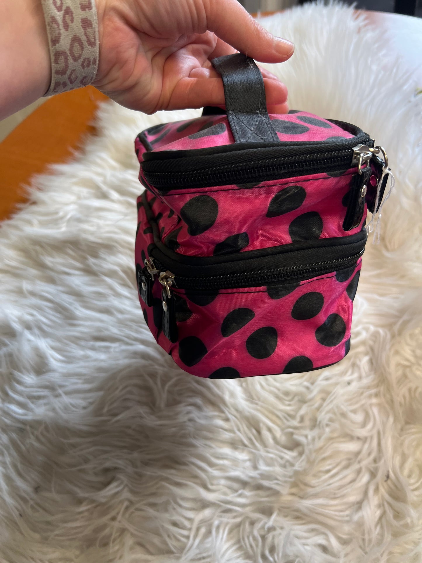 Brand new double layered a zipper bag