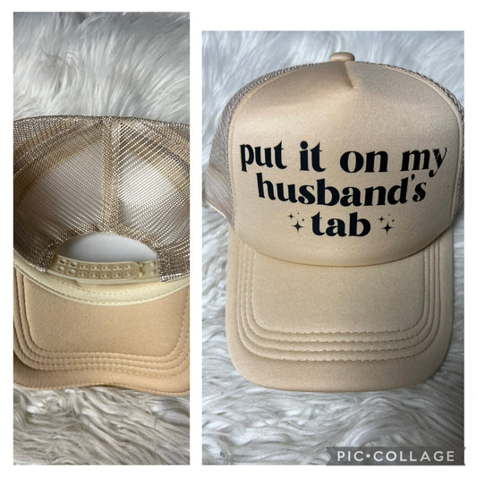 New hat Put it on my husbands tab