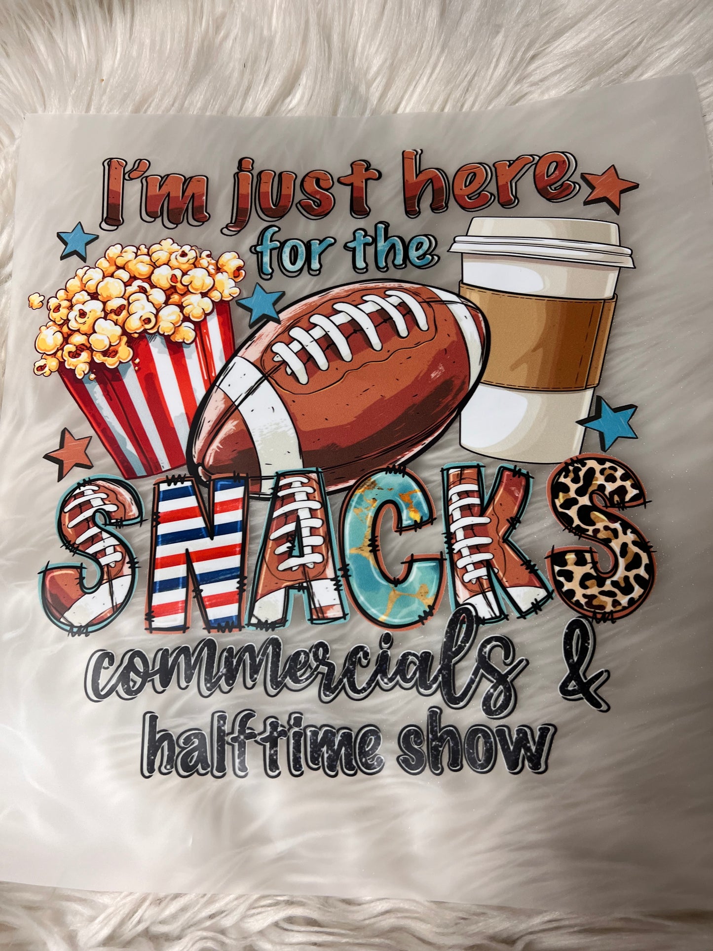 New DTF football i’m just here for the snacks commercials and halftime show 