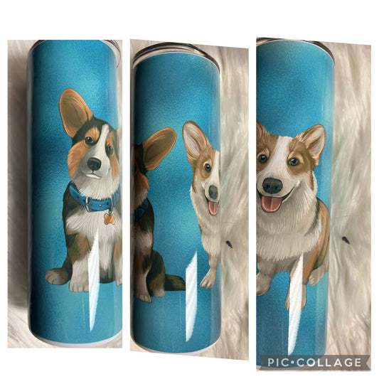 20 ounce Tumblr corgi