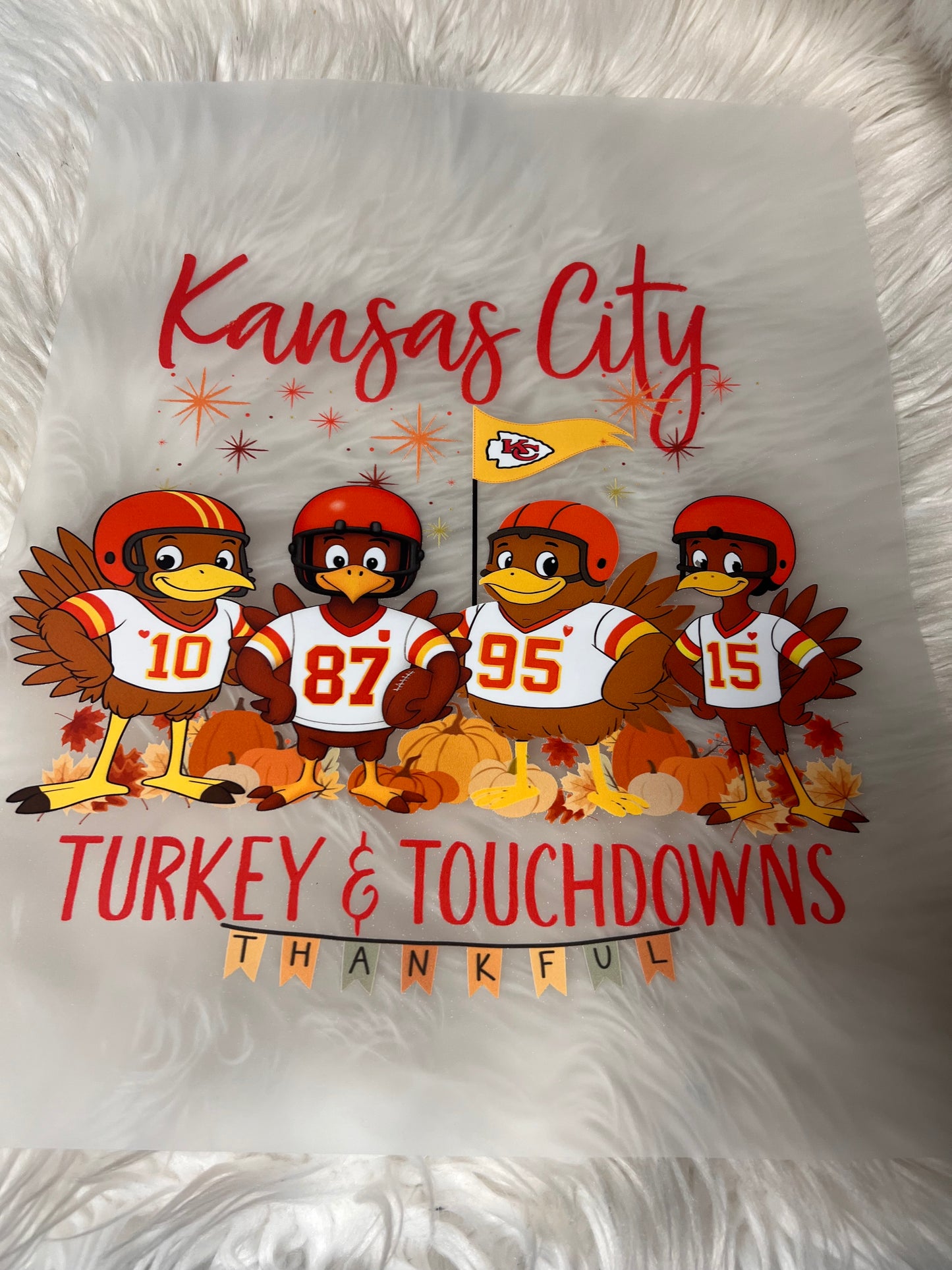 New DTF thanksgiving football