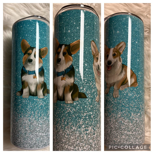 20 ounce Tumblr corgi