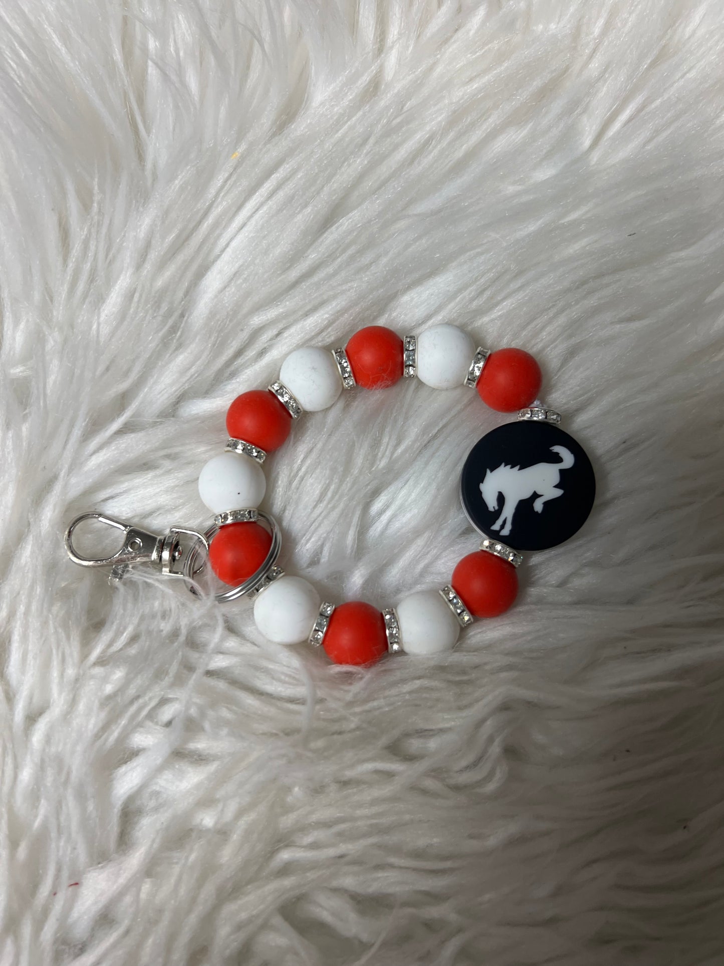 New keychain bracelet bucking horse