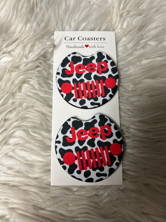 car coasters pink