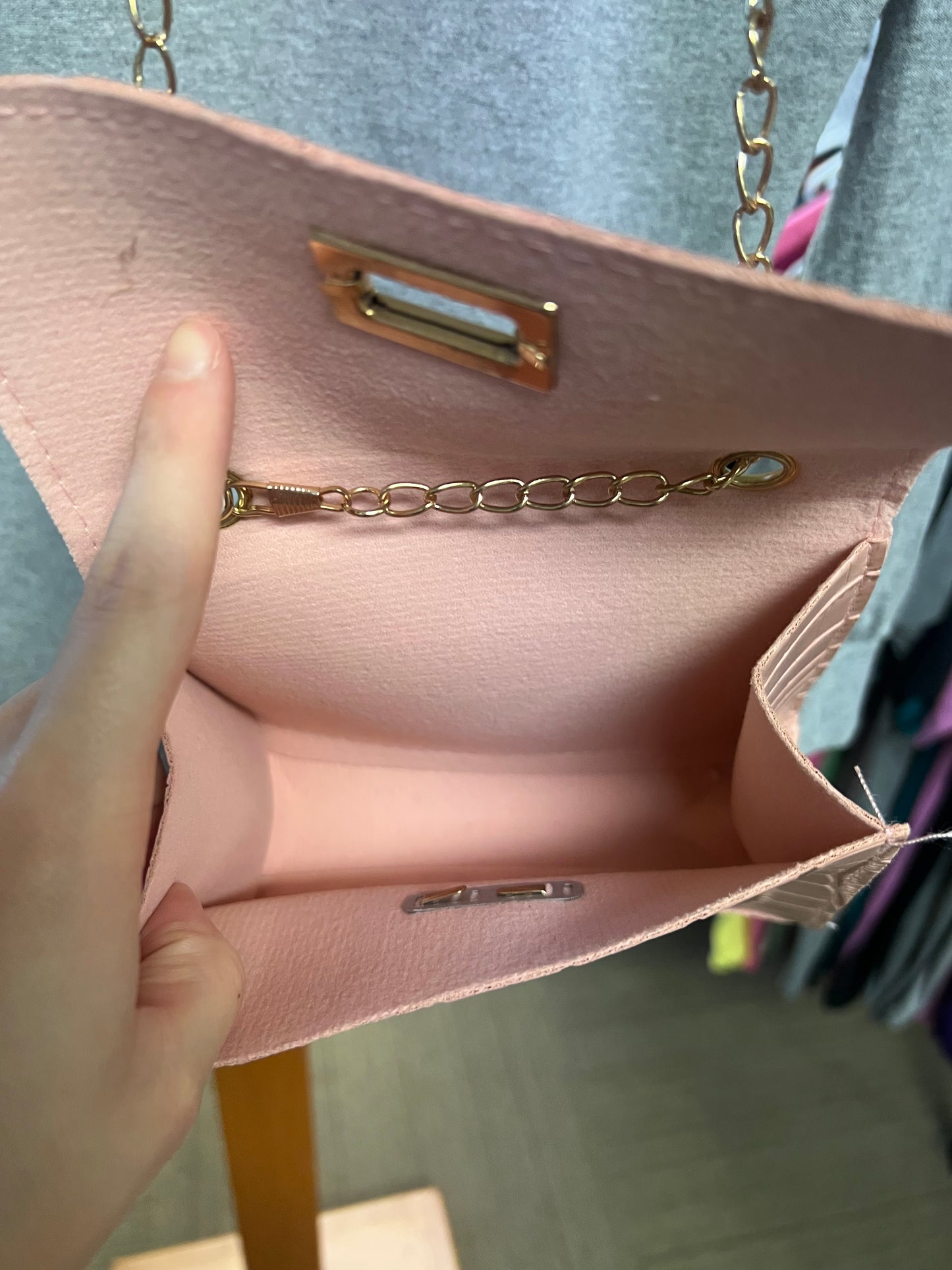 New pink black Crossbody bag