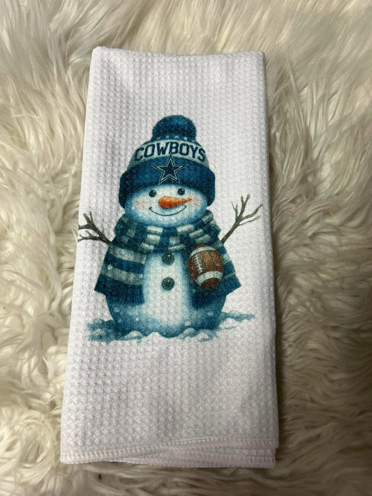 Decorative hand towel football