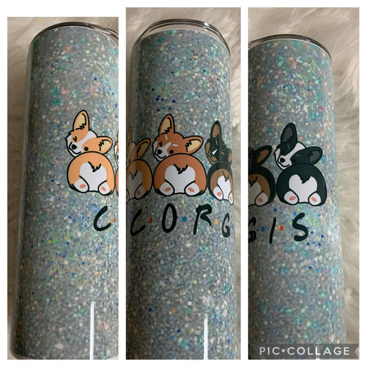 20 ounce Tumblr corgi