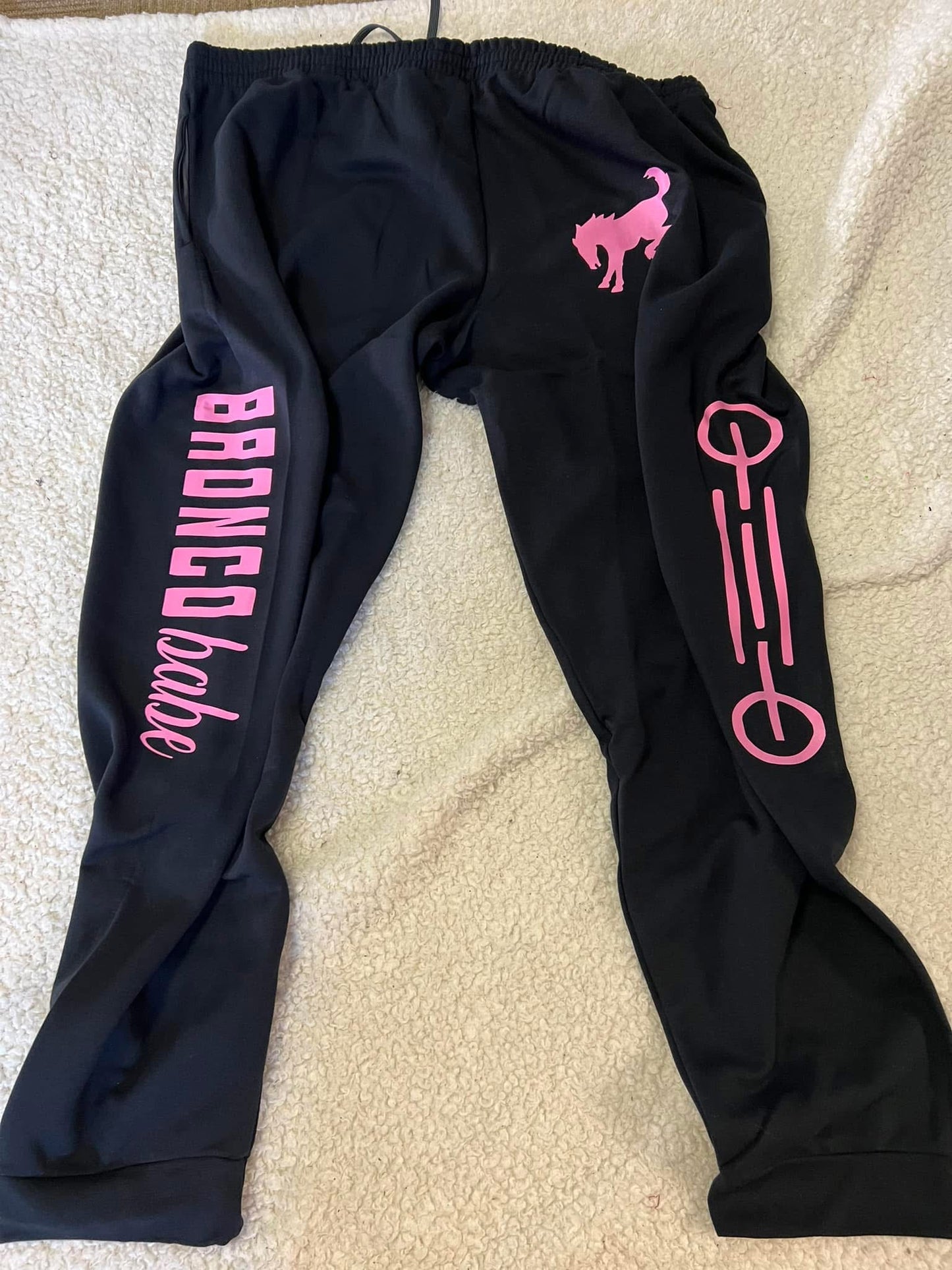 New unisex jerzees bottoms black