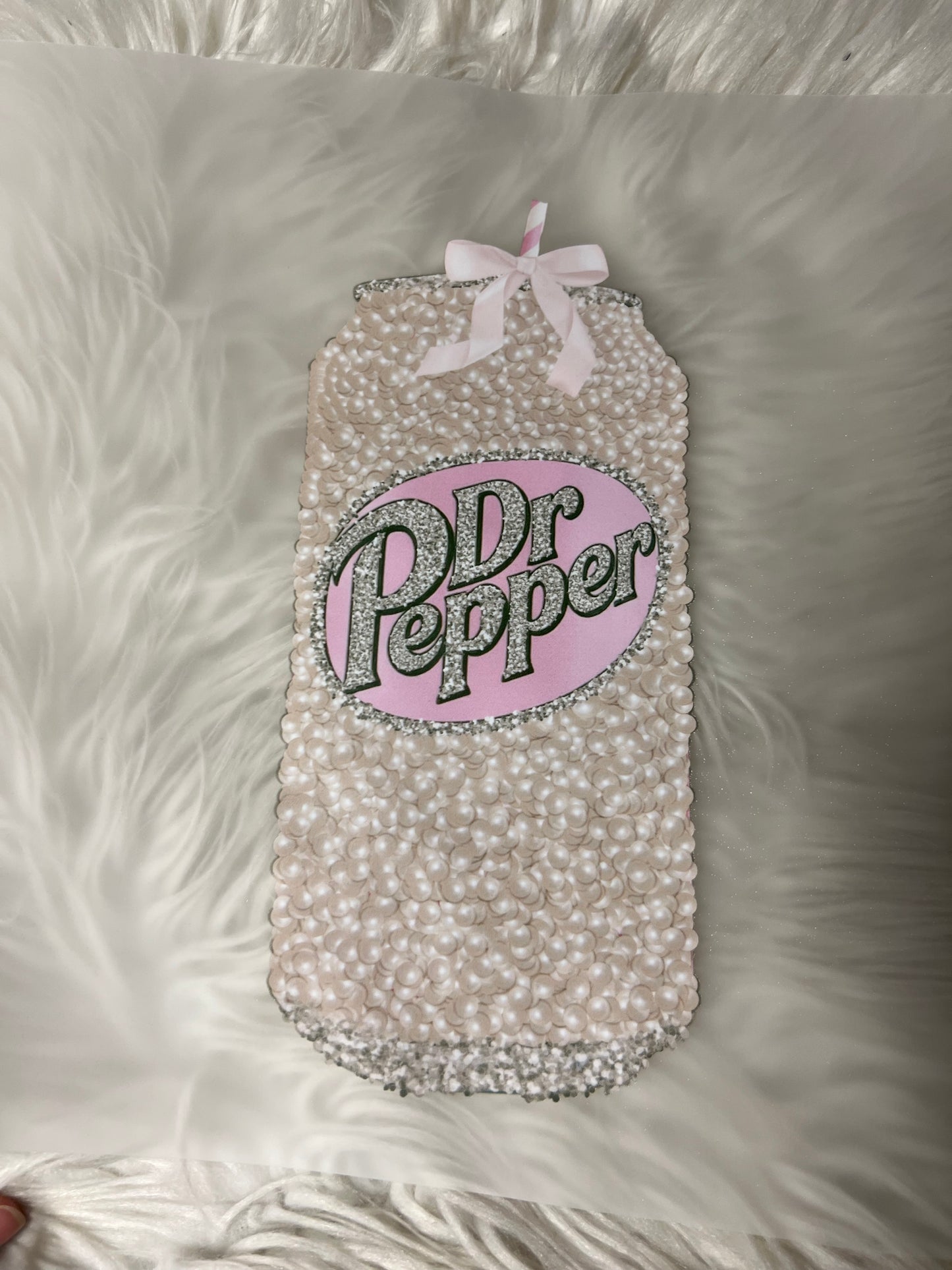 New DTF girly rhinestone drink 