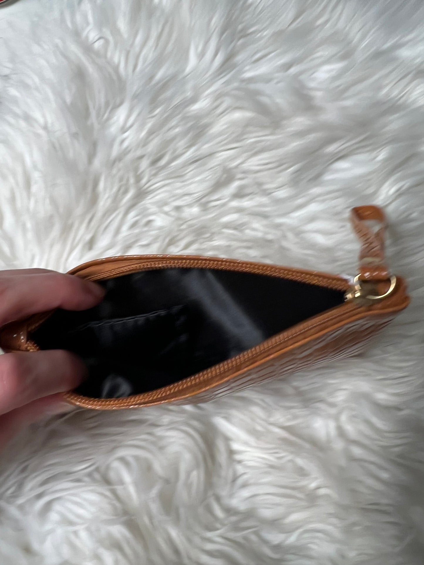 New brown  wristlet