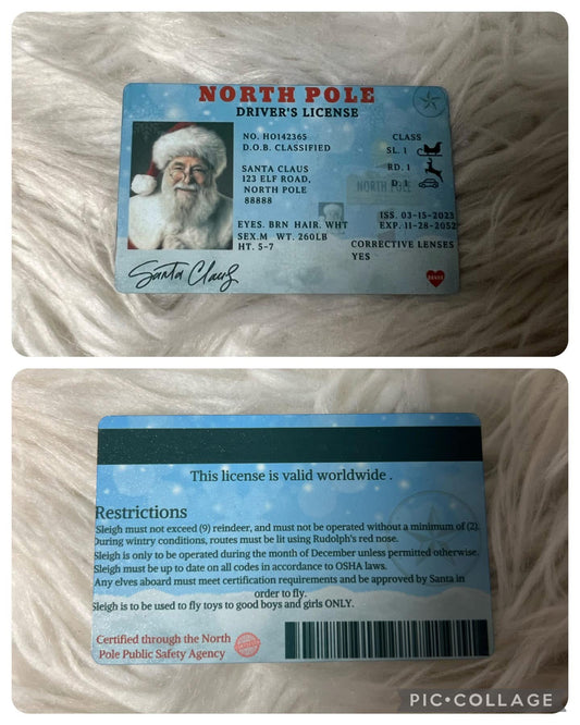 Christmas Santa license 