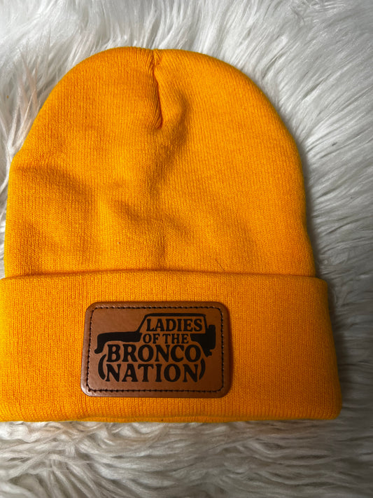 Ladies of the B nation beanie gold