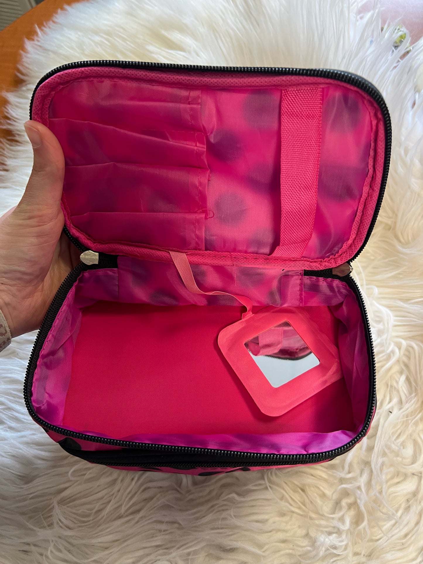 Brand new double layered a zipper bag