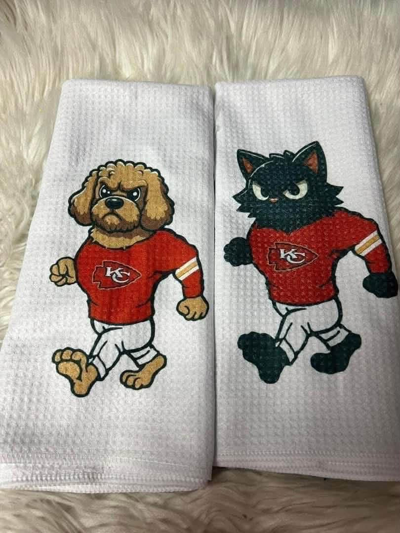 Decorative hand towel football
