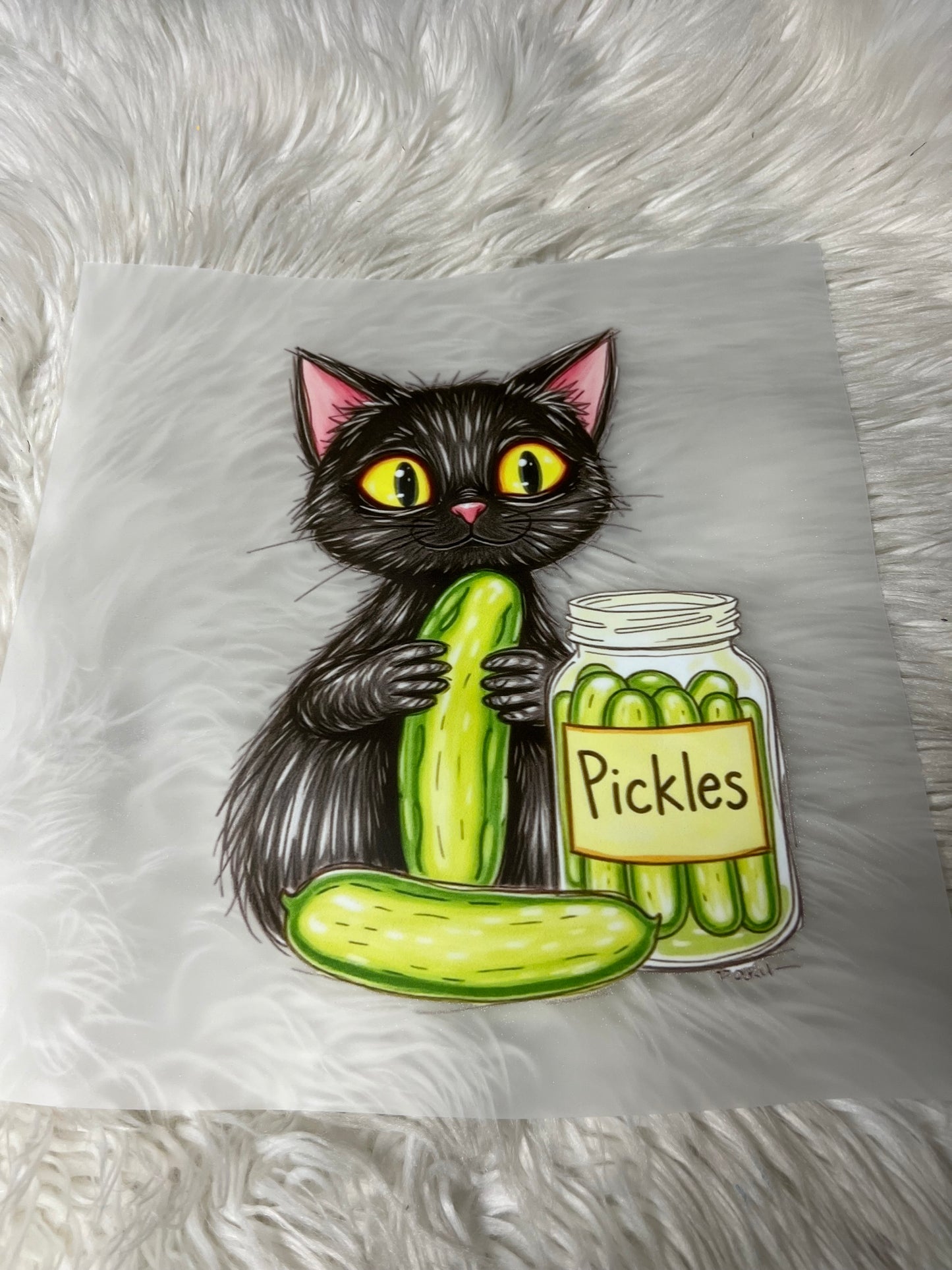 DTF  print pickle lover