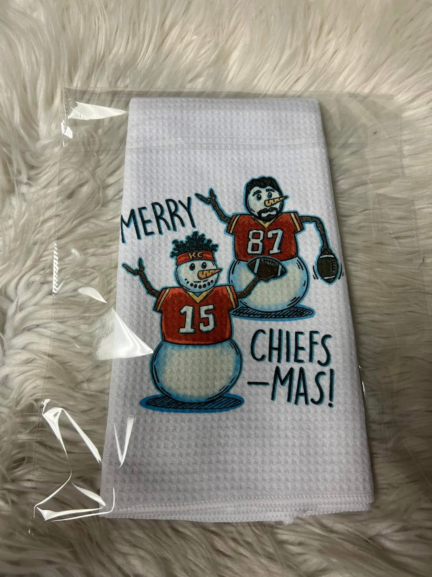 Decorative hand towel football