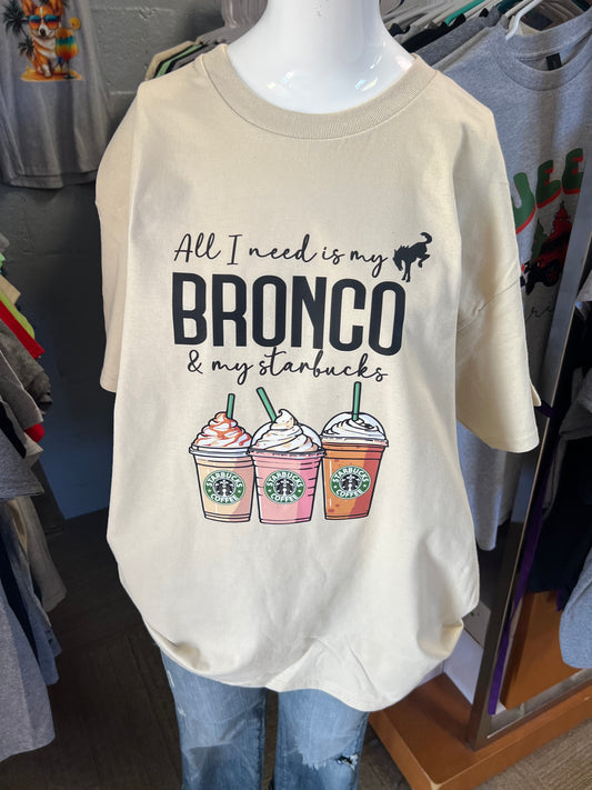 New  unisex T-shirt 4 x 4 coffee Starbucks